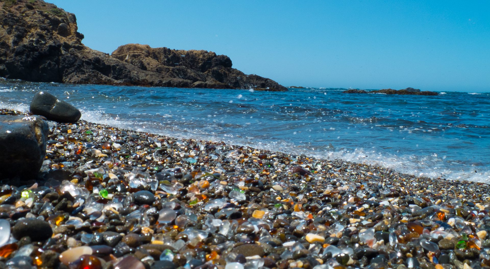 Visit beautiful Glass Beach