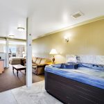 Your Hot Tub room is the place where you can have a romantic, fun and relaxing time while watching the beautiful sunsets