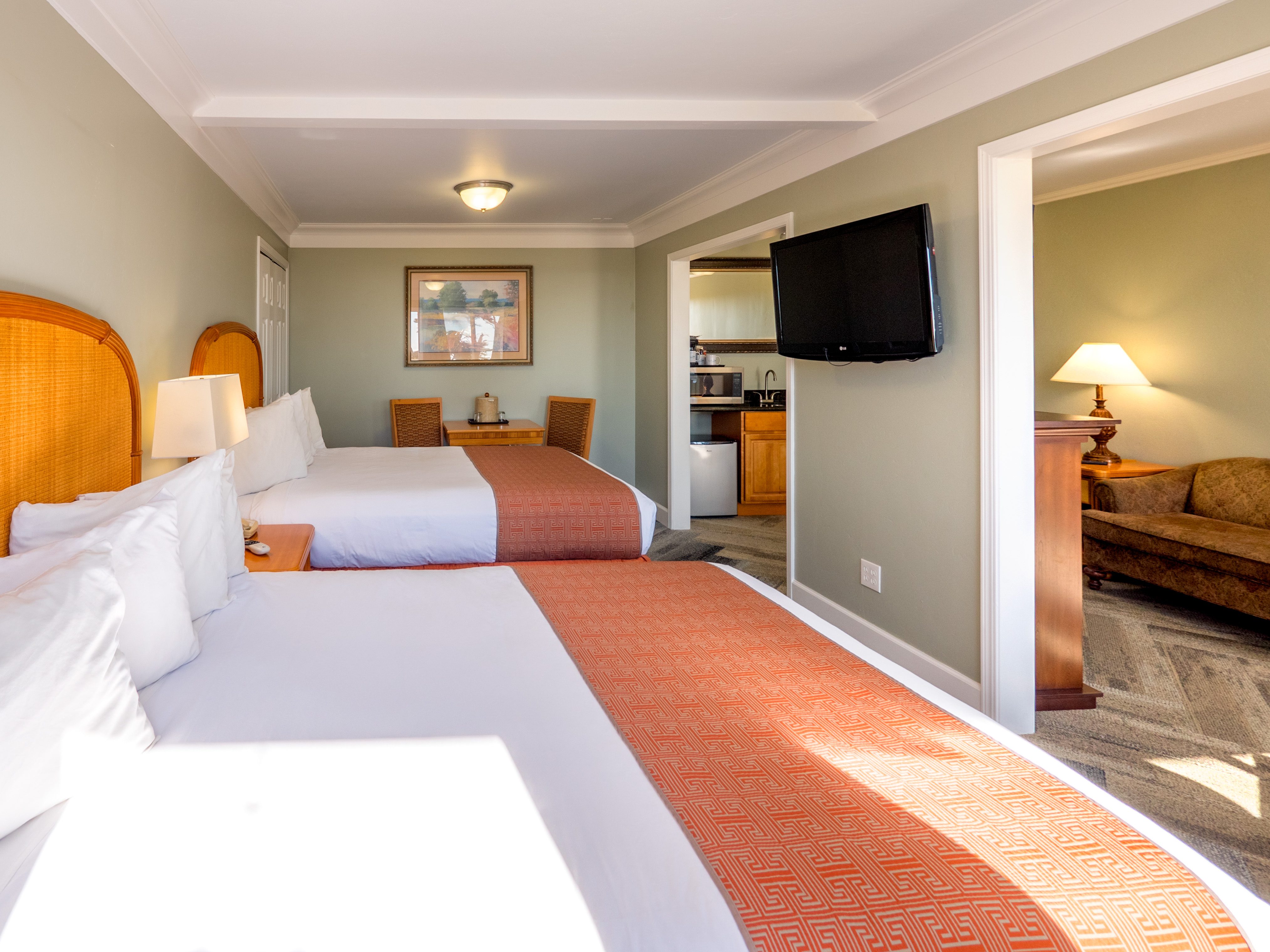 Two Queen Bed Suite at The Motel Fort Bragg Mendocino CA