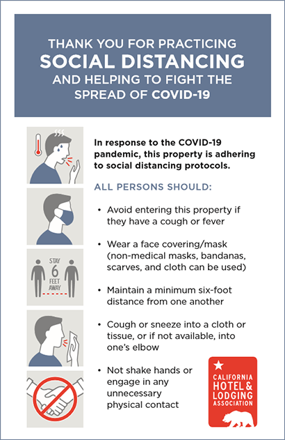 social distancing infographic